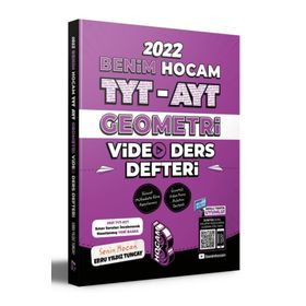 Benim Hocam Yayınları 2022 TYT AYT Geometri Video Ders Defteri