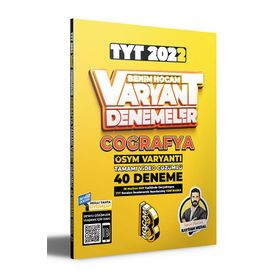 Benim Hocam Yayınları 2022 TYT Coğrafya Tamamı Video Çözümlü 12 Deneme Sınavı