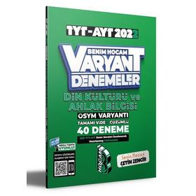 Benim Hocam Yayınları 2022 TYT Din Kültürü Ve Ahlak Bilgisi Tamamı Video Çözümlü 40 Deneme Sınavı