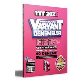 Benim Hocam Yayınları 2022 Tyt Fizik Tamamı Video Çözümlü 40 Deneme Sınavı
