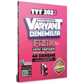 Benim Hocam Yayınları 2022 Tyt Fizik Tamamı Video Çözümlü 40 Deneme Sınavı