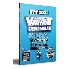 Benim Hocam Yayınları 2022 Tyt Kimya Tamamı Video Çözümlü 40 Deneme Sınavı
