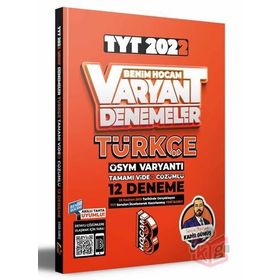 Benim Hocam Yayınları 2022 Tyt Türkçe Tamamı Video Çözümlü 12 Deneme Sınavı