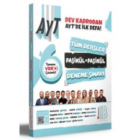 Benim Hocam Yayınları 2023 AYT Tüm Dersler Tamamı Video Çözümlü 6 Fasikül Deneme
