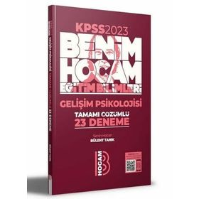 Benim Hocam Yayınları 2023 KPSS Eğitim Bilimleri Gelişim Psikolojisi Tamamı Çözümlü 23 Adet Deneme