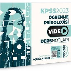 Benim Hocam Yayınları - 2023 KPSS Eğitim Bilimleri Öğrenme Psikolojisi Video Ders Notları