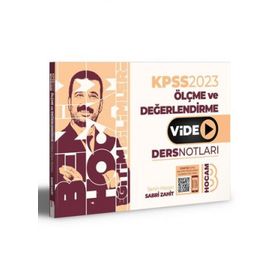 Benim Hocam Yayınları - 2023 KPSS Eğitim Bilimleri Ölçme ve Değerlendirme Video Ders Notları
