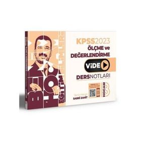 Benim Hocam Yayınları - 2023 KPSS Eğitim Bilimleri Ölçme ve Değerlendirme Video Ders Notları