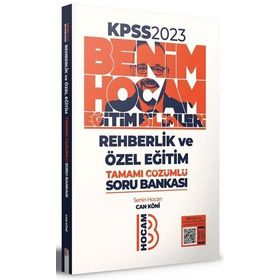 Benim Hocam Yayınları - 2023 KPSS Eğitim Bilimleri Rehberlik ve Özel Eğitim Tamamı Çözümlü Soru Bankası