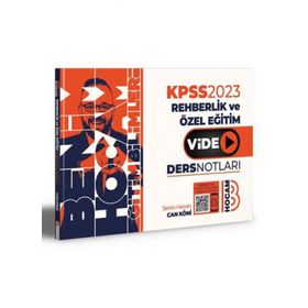 Benim Hocam Yayınları - 2023 KPSS Eğitim Bilimleri Rehberlik Video Ders Notları