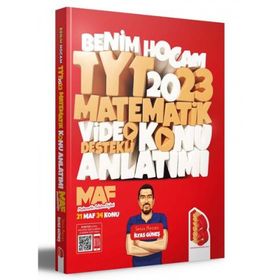 Benim Hocam Yayınları 2023 TYT Matematik Video Destekli Konu Anlatımı