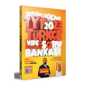 Benim Hocam Yayınları 2023 Tyt Türkçe Video Destekli Konu Anlatımı