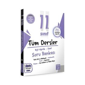 Benim Hocam Yayınları - 2024 11. Sınıf Eşit Ağırlık Sözel Tüm Dersler Soru Bankası