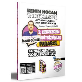 Benim Hocam Yayınları - 2024 AYT Adayları ve Ara Sınıflar İçin Taktiklerle 2. Dereceden Eşitsizlikler Parabol Konu Anlatımlı Soru Fasikülü