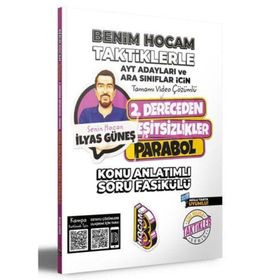 Benim Hocam Yayınları - 2024 AYT Adayları ve Ara Sınıflar İçin Taktiklerle 2. Dereceden Eşitsizlikler Parabol Konu Anlatımlı Soru Fasikülü