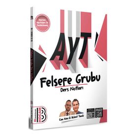 Benim Hocam Yayınları 2024 Ayt Felsefe Grubu Ders Notları