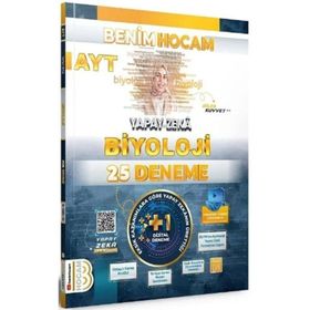 Benim Hocam Yayınları - 2024 AYT Yapay Zeka Biyoloji 25 Deneme