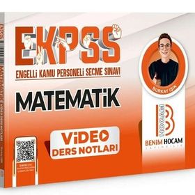 Benim Hocam Yayınları - 2024 EKPSS Matematik Video Ders Notları