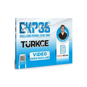 Benim Hocam Yayınları - 2024 EKPSS Türkçe Video Ders Notları