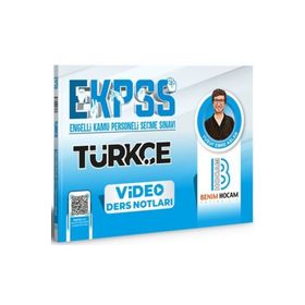 Benim Hocam Yayınları - 2024 EKPSS Türkçe Video Ders Notları