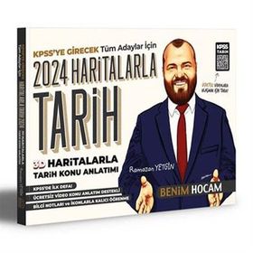 Benim Hocam Yayınları 2024 KPSS 3D Haritalarla Tarih Konu Anlatımı