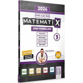 Benim Hocam Yayınları 2024 KPSS ALES DGS Matematix Soru Fasikülleri 3