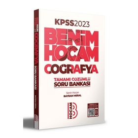 Benim Hocam Yayınları 2024 KPSS Coğrafya Tamamı Çözümlü Soru Bankası