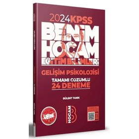 Benim Hocam Yayınları 2024 KPSS Eğitim Bilimleri Gelişim Psikolojisi Tamamı Çözümlü 24 Deneme