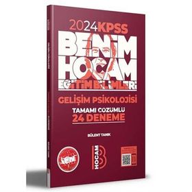 Benim Hocam Yayınları 2024 KPSS Eğitim Bilimleri Gelişim Psikolojisi Tamamı Çözümlü 24 Deneme