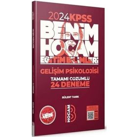 Benim Hocam Yayınları 2024 KPSS Eğitim Bilimleri Gelişim Psikolojisi Tamamı Çözümlü 24 Deneme