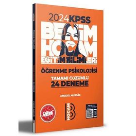 Benim Hocam Yayınları 2024 KPSS Eğitim Bilimleri Öğrenme Psikolojisi Tamamı Çözümlü 24 Deneme