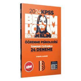 Benim Hocam Yayınları 2024 KPSS Eğitim Bilimleri Öğrenme Psikolojisi Tamamı Çözümlü 24 Deneme