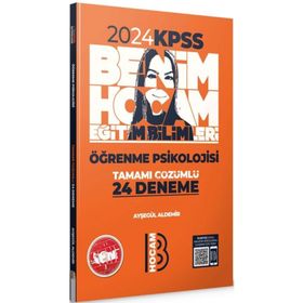 Benim Hocam Yayınları 2024 KPSS Eğitim Bilimleri Öğrenme Psikolojisi Tamamı Çözümlü 24 Deneme
