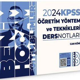 Benim Hocam Yayınları - 2024 KPSS Eğitim Bilimleri Öğretim Yöntem ve Teknikleri Ders Notları