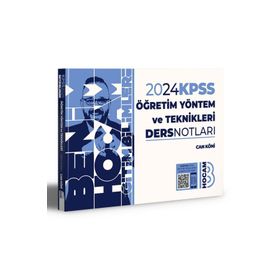 Benim Hocam Yayınları - 2024 KPSS Eğitim Bilimleri Öğretim Yöntem ve Teknikleri Ders Notları