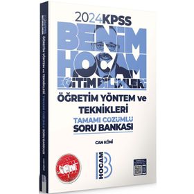Benim Hocam Yayınları 2024 KPSS Eğitim Bilimleri Öğretim Yöntem ve Teknikleri Tamamı Çözümlü Soru Bankası