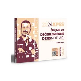 Benim Hocam Yayınları 2024 KPSS Eğitim Bilimleri Ölçme ve Değerlendirme Ders Notları