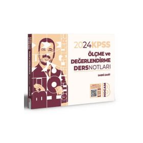 Benim Hocam Yayınları 2024 KPSS Eğitim Bilimleri Ölçme ve Değerlendirme Ders Notları