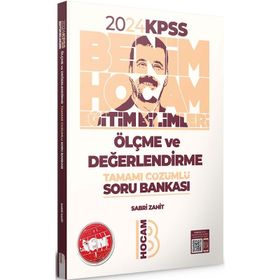 Benim Hocam Yayınları 2024 KPSS Eğitim Bilimleri Ölçme ve Değerlendirme Tamamı Çözümlü Soru Bankası