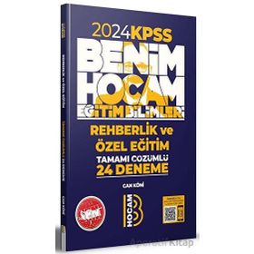 Benim Hocam Yayınları 2024 KPSS Eğitim Bilimleri Rehberlik ve Özel Eğitim Tamamı Çözümlü 24 Deneme