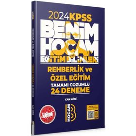 Benim Hocam Yayınları 2024 KPSS Eğitim Bilimleri Rehberlik ve Özel Eğitim Tamamı Çözümlü 24 Deneme
