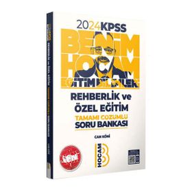 Benim Hocam Yayınları 2024 KPSS Eğitim Bilimleri Rehberlik Ve Özel Eğitim Tamamı Çözümlü Soru Bankası