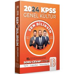 Benim Hocam Yayınları - 2024 KPSS Genel Kültür Sen Bilirsin Tarih-Coğrafya-Vatandaşlık Soru Cevap Kitabı