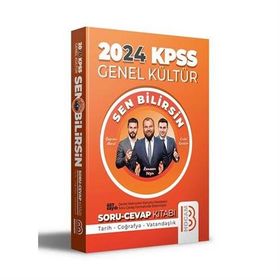 Benim Hocam Yayınları - 2024 KPSS Genel Kültür Sen Bilirsin Tarih-Coğrafya-Vatandaşlık Soru Cevap Kitabı