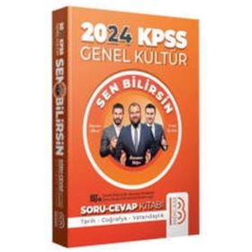 Benim Hocam Yayınları - 2024 KPSS Genel Kültür Sen Bilirsin Tarih-Coğrafya-Vatandaşlık Soru Cevap Kitabı