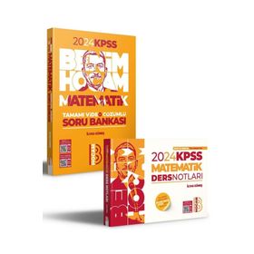 Benim Hocam Yayınları 2024 KPSS Matematik Ders Notları ve Tamamı Video Çözümlü Soru Bankası Seti