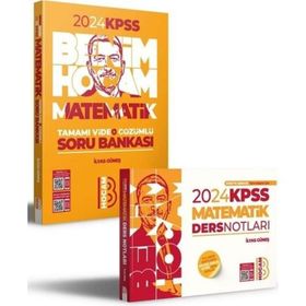 Benim Hocam Yayınları 2024 KPSS Matematik Ders Notları ve Tamamı Video Çözümlü Soru Bankası Seti