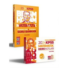 Benim Hocam Yayınları 2024 KPSS Matematik Ders Notları ve Tamamı Video Çözümlü Soru Bankası Seti