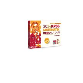 Benim Hocam Yayınları - 2024 KPSS Matematik Ders Notları