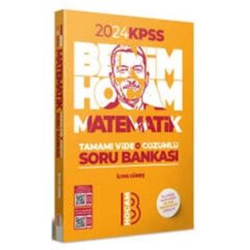 Benim Hocam Yayınları - 2024 KPSS Matematik Tamamı Video Çözümlü Soru Bankası